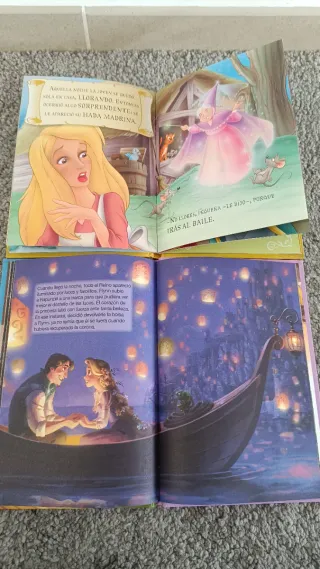 7 libros cuento de películas de Disney tapa dura