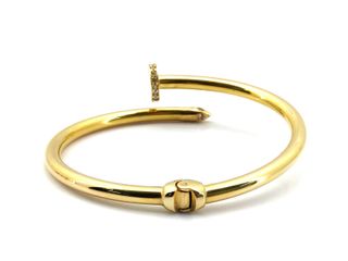 pulsera oro 18k con piedra con circonita