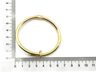 pulsera oro 18k con piedra con circonita