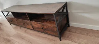 Mueble TV madera y metal