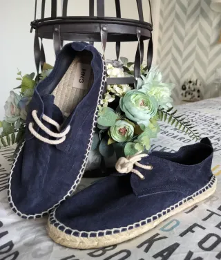 Mocasines MNG niño azul