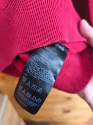 Jersey Tommy Hilfiger Color Rojo Talla M.