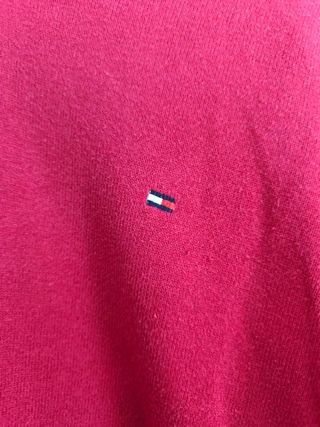 Jersey Tommy Hilfiger Color Rojo Talla M.