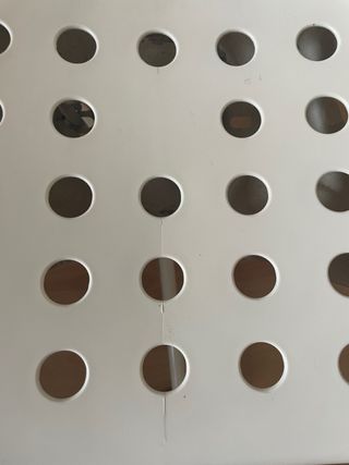 Silla de escritorio Ikea blanca con ruedas