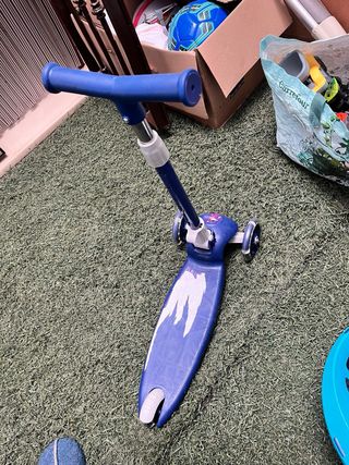 Patinete infantil 3 ruedas azul