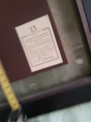 Quadro vintage con scena rurale