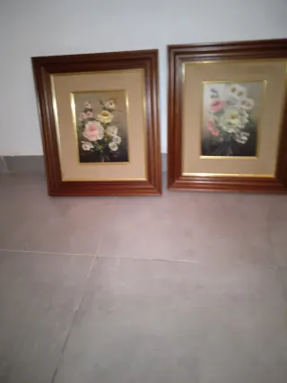 Cuadros de flores al óleo