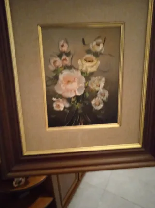 Cuadros de flores al óleo