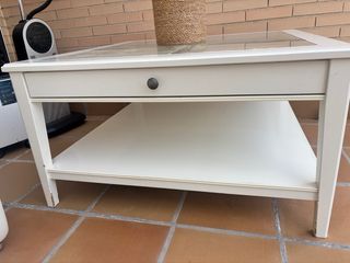 Mesa Centro Ikea Liatorp Blanca 93x93