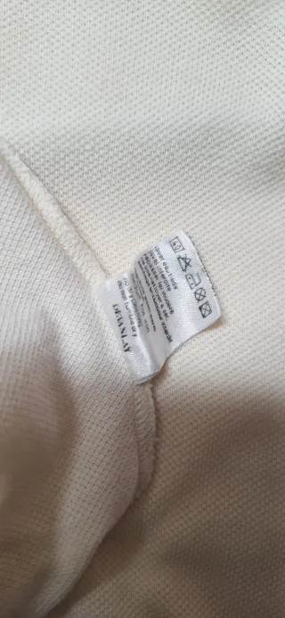Polo manga larga Chemise Lacoste Made in France 80