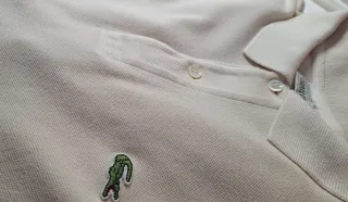 Polo manga larga Chemise Lacoste Made in France 80