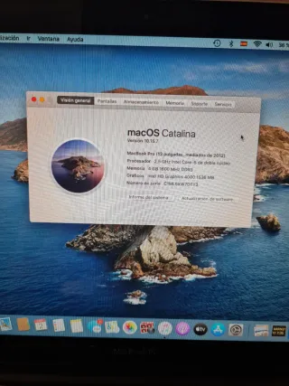 Portátil Apple MacBook Pro Plata