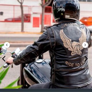 Chaqueta de moto de cuero envejecido,Iguana Custom