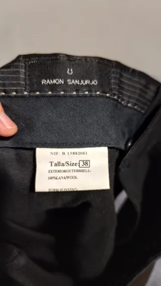 Traje de hombre Ramón Sanjurjo negro