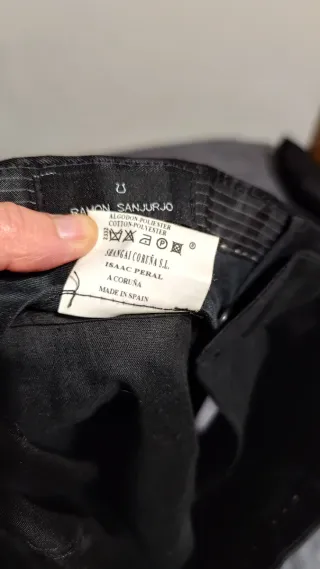 Traje de hombre Ramón Sanjurjo negro