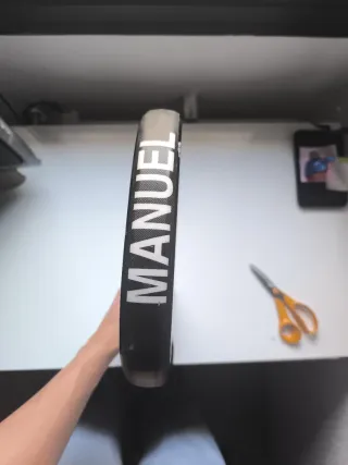 Pala de pádel Kombat black3