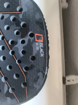 Pala de pádel Kombat black3