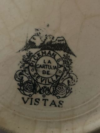 Lote 2 Platos Antiguos La Cartuja