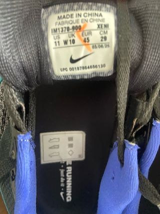 Nike Pegasus 41 Talla 45 Negras.