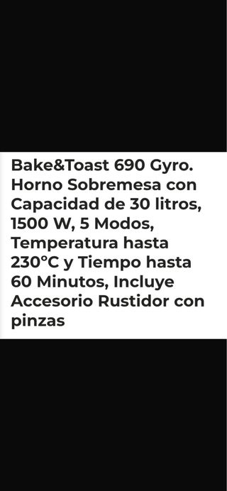 Horno Cecotec