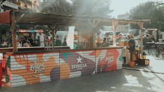 Pérgola de madera para eventos