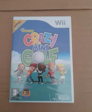 PRECINTADO. Juego multilingüe Wii Crazy Mini Golf