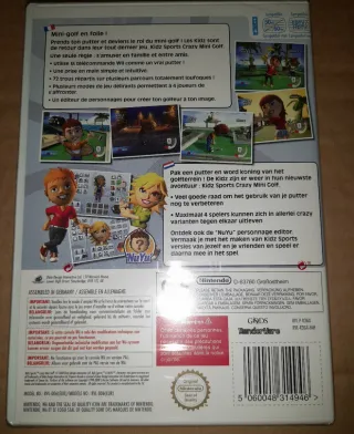 PRECINTADO. Juego multilingüe Wii Crazy Mini Golf