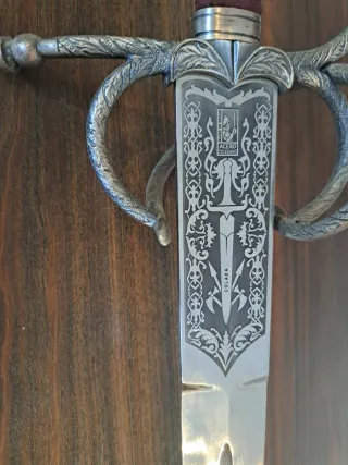 Réplica Acero Toledano Colada Cid Gran Calidad