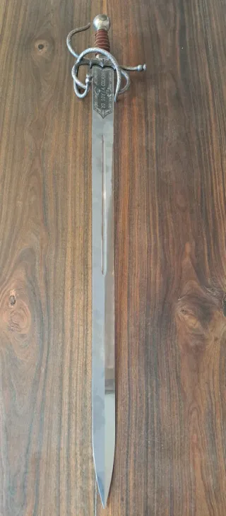 Réplica Acero Toledano Colada Cid Gran Calidad