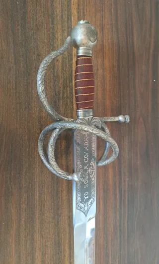 Réplica Acero Toledano Colada Cid Gran Calidad