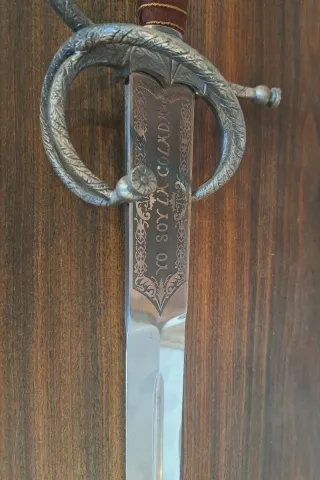 Réplica Acero Toledano Colada Cid Gran Calidad