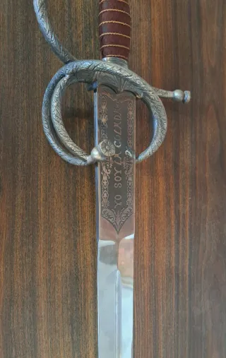 Réplica Acero Toledano Colada Cid Gran Calidad