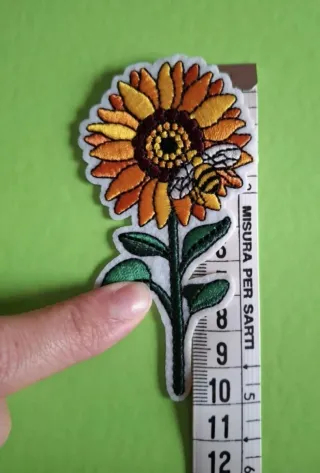 Patch Girasole con Ape