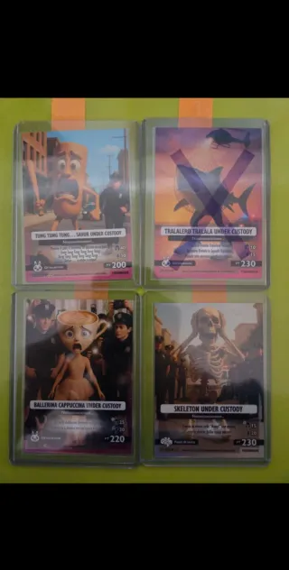 Carte Under Custody (Set 3 Carte)