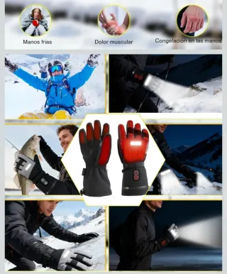 Guantes Calefactados USB 7500mAh