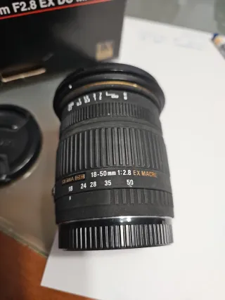 Sigma 18-50mm F2.8 EX DC Macro Canon EF