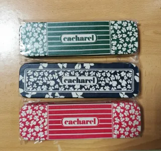 Pack 3 Estuches metálicos Cacharel