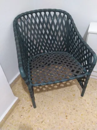 Silla de jardín o patio de plástico