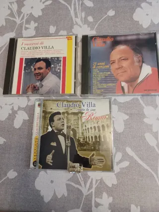 3 CD Claudio Villa - Successi e Canzoni
