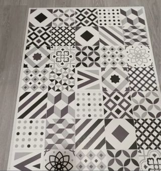Alfombra vinílica con diseño