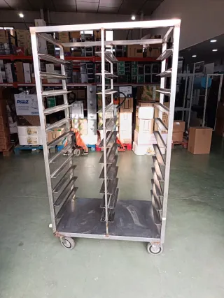 Carro pastelero portabandejas