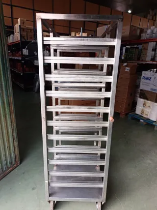 Carro pastelero portabandejas