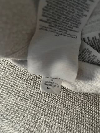 Sudadera Nike Just Do It Blanca