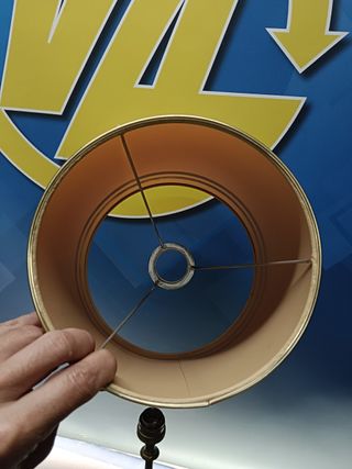 Lampara de sobremesa antigua, vintage 38 cm