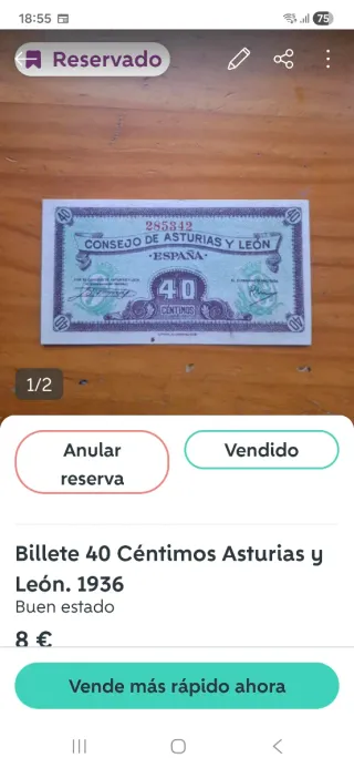 Billete 50 Cts República Española 1937 y 2 mas