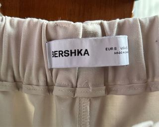 Bermudas beige Bershka