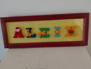 Cuadro decorativo nombre ALEIX