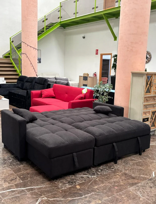 Sofá Cama Matrimonial Negro NUevo - Oferta!