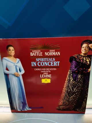 disco, LP, KATHLEEN BATTLE Y JESSYE NORMAN - SPIRITUALS IN CONCERT - vinilo - 1991