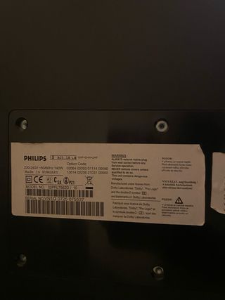 Televisión Philips NO ES SMART TV